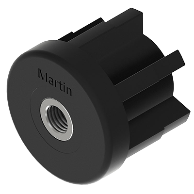 Coldene Heavy Duty Polyamide Plug Round Stainless Steel Insert