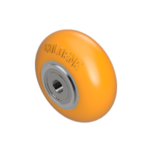 Coldene - Ergonomic Wheels Orange Polyurethane Tyre Aluminium Core - CDW80AP-12BB - Product Main Image